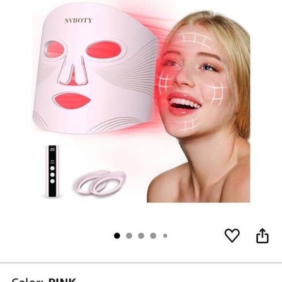 Red Light Therapy Face Mask NEW IN BOX 400 LED - Picture 1 of 9